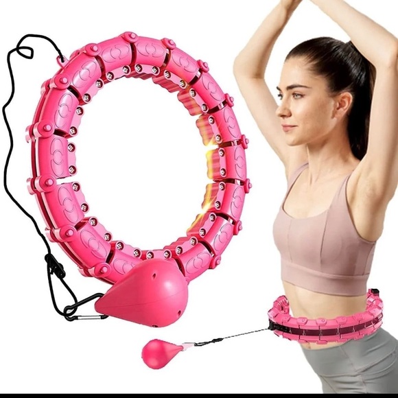 NIB✨WEIGHTED HULA HOOP , PINK - Picture 7 of 15